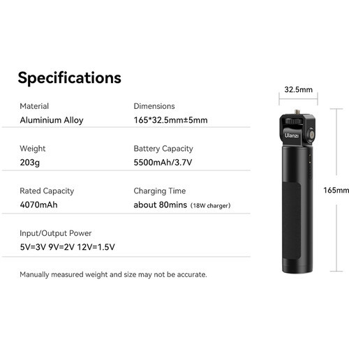 מטען נייד ulanzi bg-2pro 5500mah  