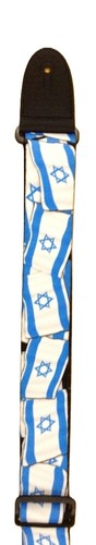 רצועה לגיטרה דגל ישראל