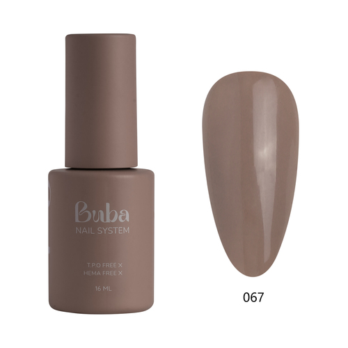 לק ג׳ל בובה 16 מ״ל מס׳ 067 Buba {מתאים ל99% מהאלרגיות } ללא TPO 