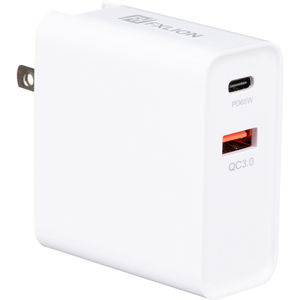 מטען PD מהיר FXLION FX-PD65 USB-C/USB-A 65W