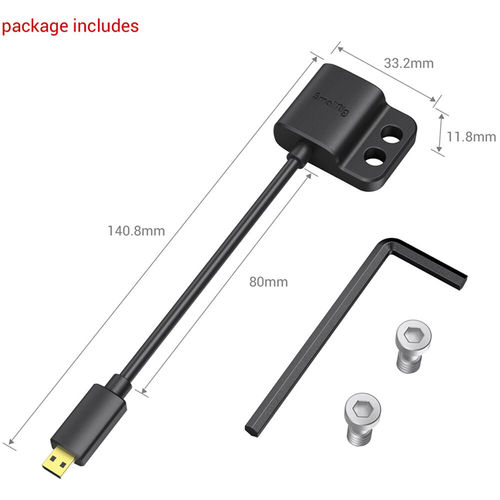 מחבר מאריך MICRO HDMI - HDMI לכלוב SmallRig 3021