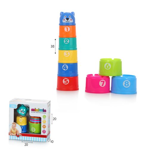 מגדל 8 כוסות