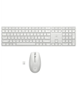 סט מקלדת ועכבר אלחוטי HP 650 WRLS Combo - לבן