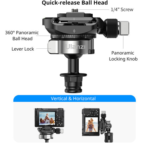 חצובת מצלמה קומפקטית ulanzi tt35 Mini Tripod 