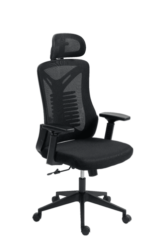 כיסא משרדי ארגונומי Dragon Smart Tech R70, צבע שחור, יבואן רשמי ישפאר 