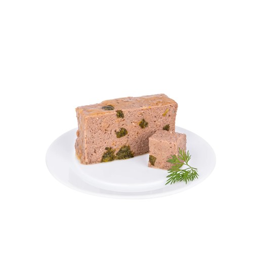 פלאז'יר שף לחתול פטה סלמון תרד ושמנת