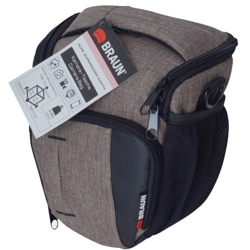 תיק אף צילום Holster בראון Braun Alpe Superzoom Earth