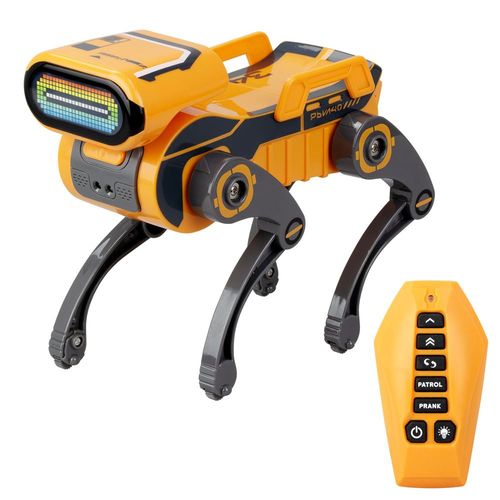כלב רובוטי רובו אקספרס Robo Express עם שלט רחוק, אורות ומנגנון התחמקות ממכשולים