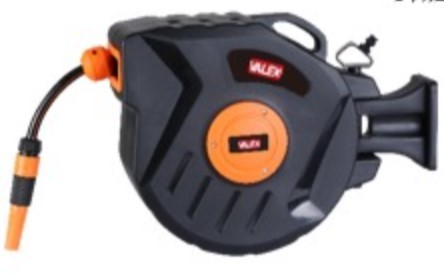 VALEX גלגלת אוטומטית + צינור השקייה 21  מטר