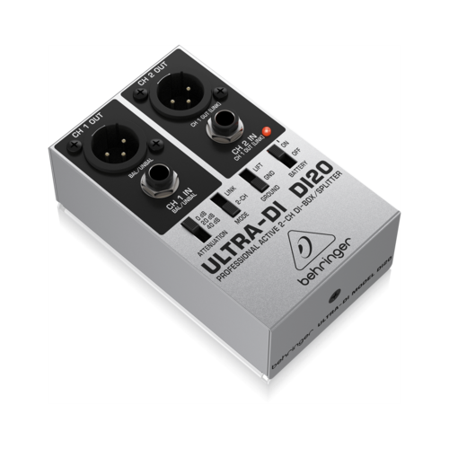 קופסת דיירקט כפולה אקטיבי BEHRINGER DI20