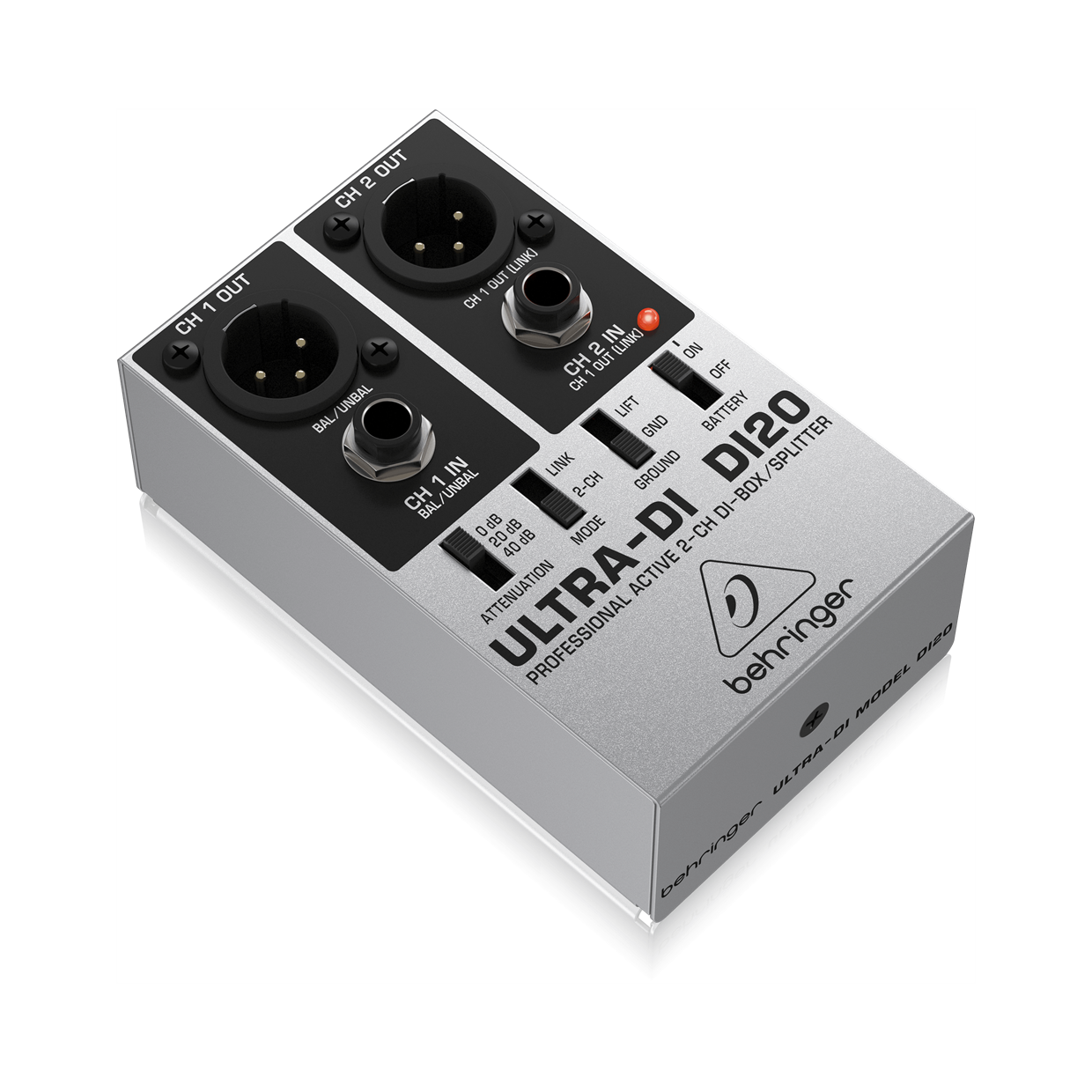 קופסת דיירקט כפולה אקטיבי BEHRINGER DI20