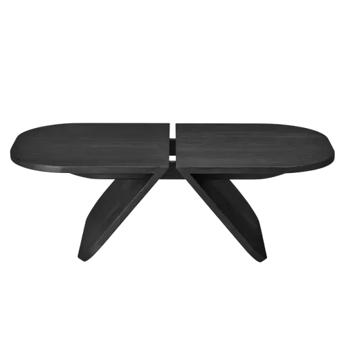 שולחן סלון יפני גדול שחור AVIO table