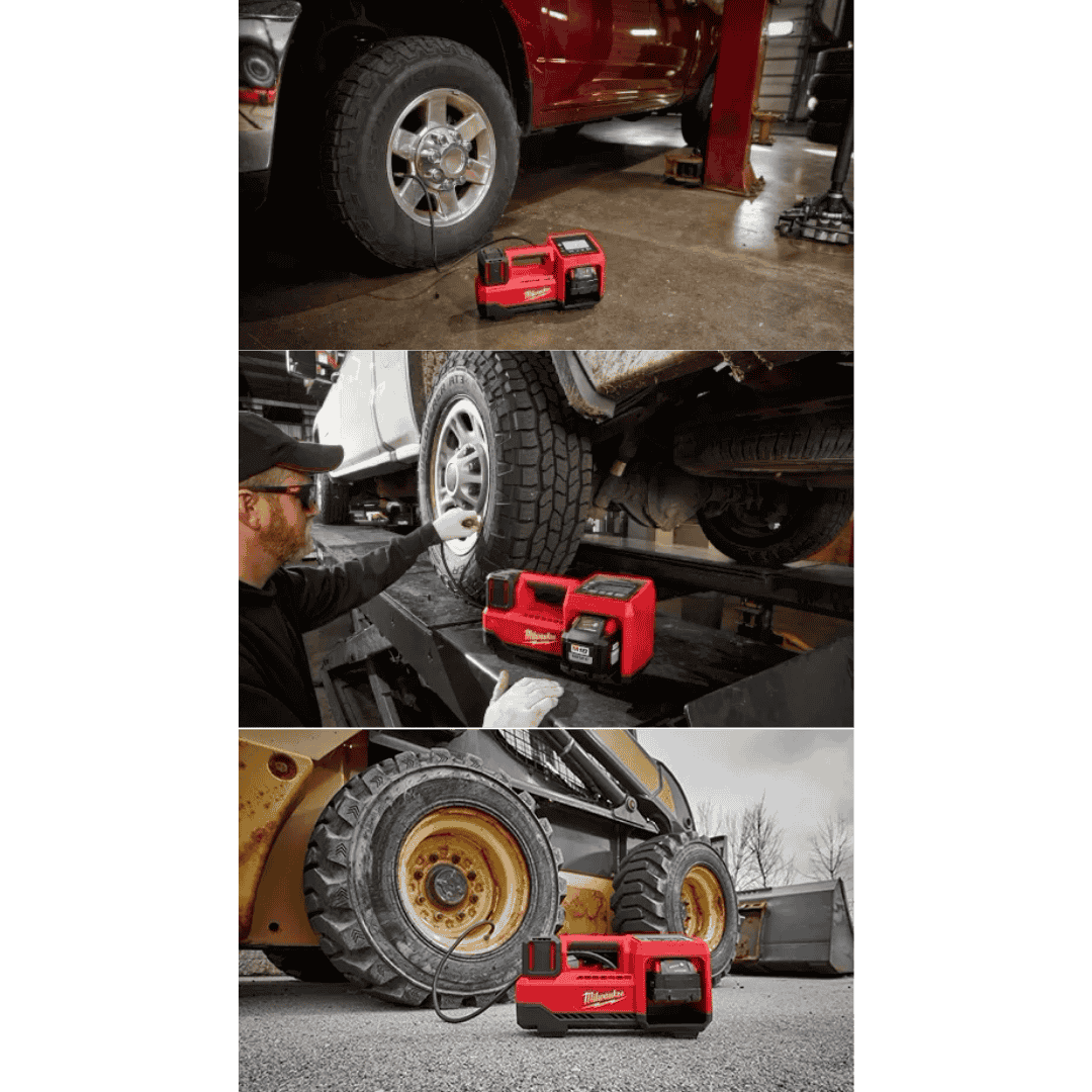 קומפרסור / משאבת אוויר נטענת 18V Milwaukee M18 BI דגם 2848-20 עד 150 PSI – גוף בלבד