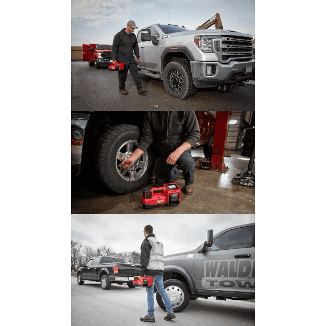 קומפרסור / משאבת אוויר נטענת 18V Milwaukee M18 BI דגם 2848-20 עד 150 PSI – גוף בלבד