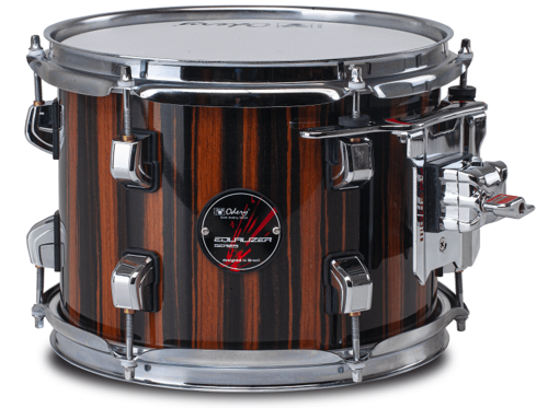 תוף טמטם 8 אינץ' / 7 אינץ' בצבע Roma Ebony Trees מסדרת Equalizer Lacquer מבית Odery-(Brazil)