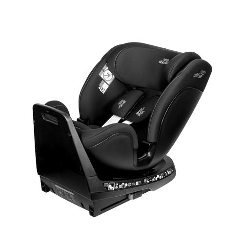 כסא בטיחות מסתובב משולב בוסטר 360° Grow Max מבית BRITAX (שחור)