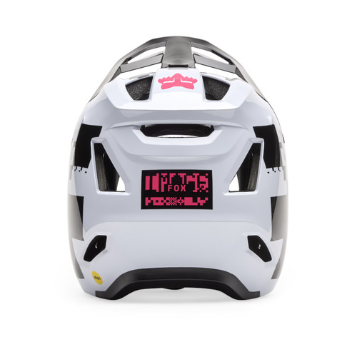 קסדת אופניים מלאה לילדים פוקס לבן / שחור - FOX RAMPAGE YTH DIGI IMG V25