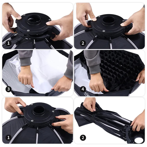 סופטבוקס בפתיחה מהירה ulanzi 40cm  