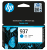 ראש דיו מקורי כחול 937 HP	 