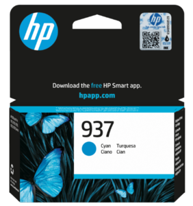 ראש דיו מקורי כחול 937 HP	 