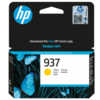 ראש דיו מקורי צהוב 937 HP	 