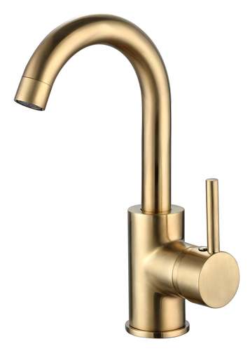 ברז פרח קצר DONALD זהב מוברש AQUILA PREMIUM