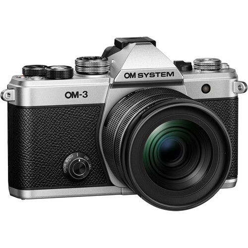 מצלמת מירורלס ועדשה OM SYSTEM OM-3 Kit + 12-45mm f/4