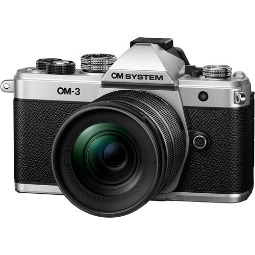 מצלמת מירורלס ועדשה OM SYSTEM OM-3 Kit + 12-45mm f/4