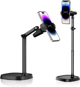 מעמד מתכוונן לטלפון נייד עם ראש מסתובב