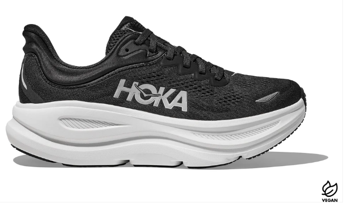 נעלי ספורט לגברים BONDI 9 WIDE שחור/ לבן - HOKA 