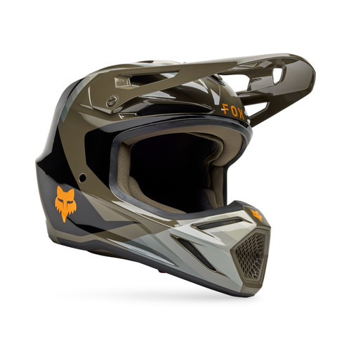 קסדת פוקס חום / שחור - FOX V3 FADE HELMET V25