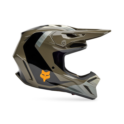 קסדת פוקס חום / שחור - FOX V3 FADE HELMET V25