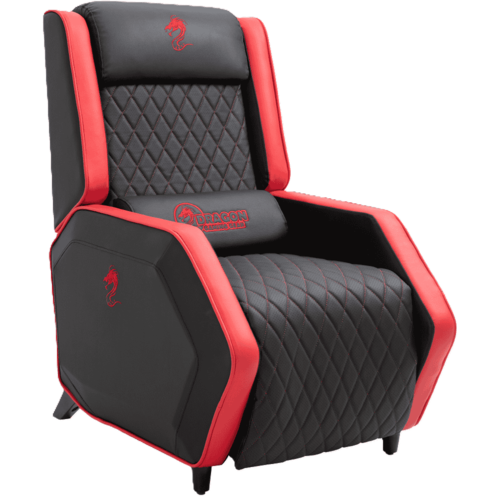 כורסת גיימינג Dragon Pro Gaming Sofa DLX, צבע אדום, שנה אחריות יבואן רשמי 
