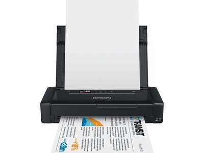 מדפסת ניידת אלחוטית ‏הזרקת דיו Epson WorkForce WF-100W