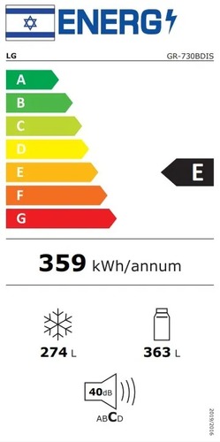 נפח 637 ליטר, טכנולוגיית ™UVnano של LG, דלתות בסגנון צרפתי, גימור פלדה שחורה יוקרתי GR-730BDIS