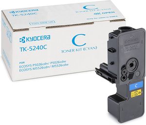 טונר כחול מקורי KYOCERA TK5240C קיוסרה M5526CDN/P5026CDW