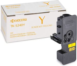 טונר צהוב מקורי KYOCERA TK5240Y קיוסרה M5526CDN/P5026CDW