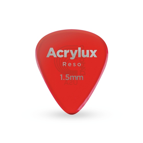 זווית נוספת D'Addario Acrylic Reso Standard Pick 3 pack