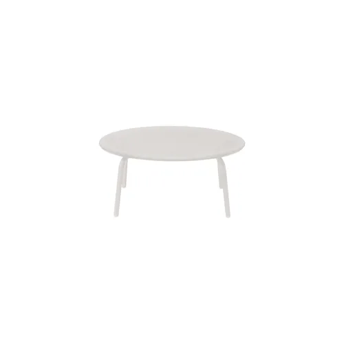 שולחן לאונג' עגול נמוך אפור משי YUA Lounge table silk grey