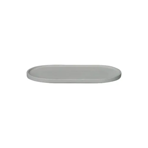 מגש אובלי אפור CRETO micro chip
