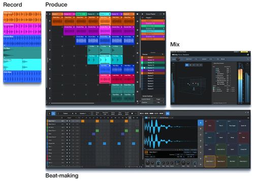 זוית נוספת PreSonus Studio One Pro 7 DAW