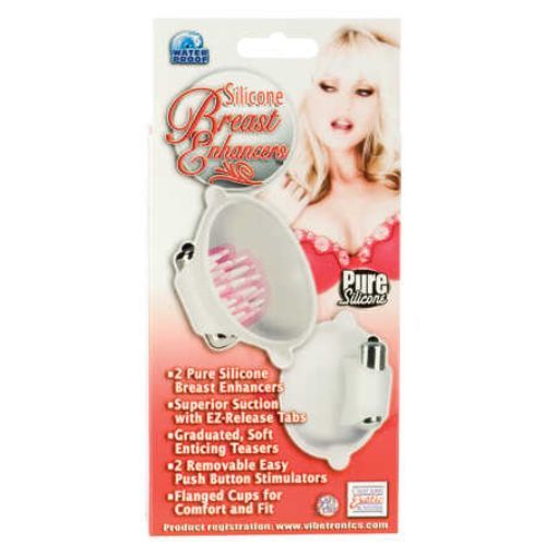 ויברטור ממריץ לחזה / פטמות | Calex - Vibrating Silicone Breast Enhancers