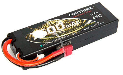 סוללת LIPO תוצרת FULLYMAX 11.1V 5000MAH הארדקייס
