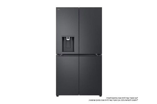 נפח 842 ליטר, טכנולוגיית ™UVnano של LG, דלתות בסגנון צרפתי, גימור פלדה שחורה יוקרתי GR-930BDIS
