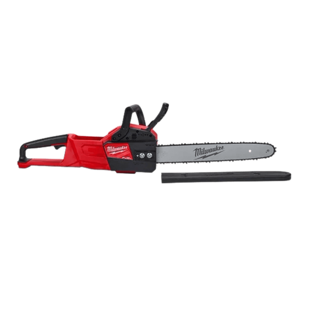 גוף מסור שרשרת נטען Milwaukee M18 FUEL 2727-20 באורך 16 אינץ' עם להב ושרשרת Oregon