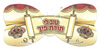 20 פפיון טוב לי תורת פיך אדום נצנץ זהב 