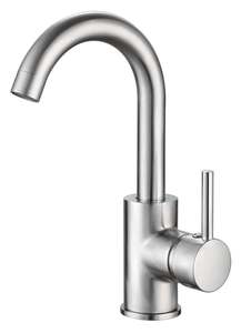 ברז פרח קצר DONALD ניקל מוברש AQUILA PREMIUM