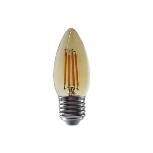 נורת לד נר C37 פחם הספק 5W FETAYA