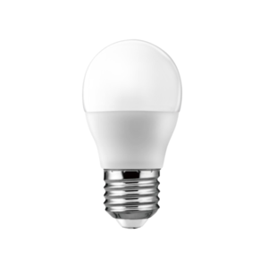נורת לד בצורת כדור G45 הספק 8W הברגה E27 גוון אור קר 6500A