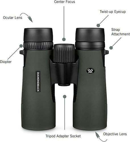 משקפת שדה וורטקס דיימונדבק VORTEX Diamondback® HD 10×42